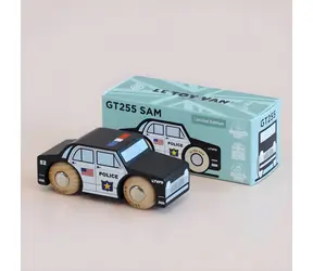 Le Toy Van Polizeiauto Sam aus Holz / FSC-zertifiziertes Holz / ab 2 Jahren