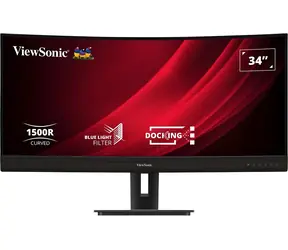 34" ViewSonic VG3456C Schwarz / Monitor / VA / 3440 x 1440 / 100 Hz / 2x HDMI / DP / VESA