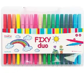 SPARKYS CreaFun DUO Marker / 36 Farben / doppelseitige Spitze