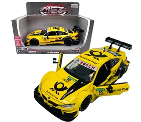 SPARKYS Auto BMW M4 DTM gelb / Maßstab 1:24 / Metall / Licht und Sound