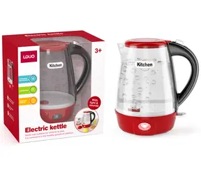 SPARKYS Kinder-Wasserkocher mit Lichteffekten / Kochspielzeug / Kunststoff / 3 AA-Batterien