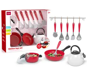 SPARKYS Kinderküchen-Set groß / Spielzeug / Kunststoff / 40 x 33 x 14 cm / ab 3 Jahren