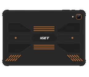 iGet SMART RT2 Schwarz-Orange / Tablet / 10,1" FHD / 6 GB RAM / 128 GB / LTE / IP68 / Android 16