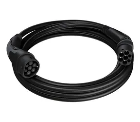 go-e Ladekabel CH-10-07-8 schwarz / Ladekabel / Typ 2 - Typ 2 / 22 kW / 7,5 m
