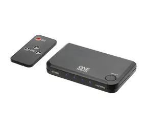 One For All SV1632 schwarz / HDMI-Switch / 3x HDMI / 4K 60Hz / Fernbedienung