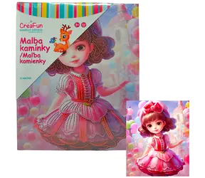 SPARKYS Diamantmalerei Geburtstagspuppe / 25 x 30 cm