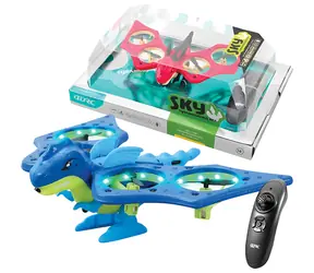 SPARKYS R/C Dinosaurier-Drohne V48 / Drohne / wiederaufladbarer 3,7V-Akku / benötigt 2× AA-Batterien
