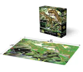 Prime 3D Leuchtpuzzle Doppeltes Dino Desaster / 100 Teile / ab 6 Jahren