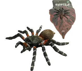 SPARKYS Spider Modell Weiße Kniespinne Lebendige Natur / TPR-Gummi / 8 cm / ab 3 Jahren