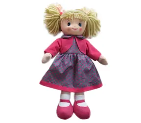 SPARKYS Stoffpuppenkleid, lila / 50 cm / ab 3 Jahren