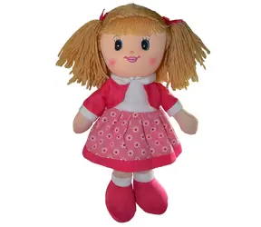 SPARKYS Stoffpuppenrock, dunkelrosa / Textil / 30 cm / ab 3 Jahren