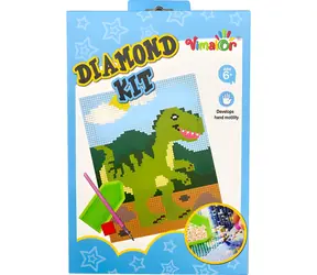 SPARKYS Diamantmalerei BABY Dino / 19 × 13 cm / ab 5 Jahren