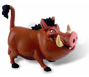 BULLYLAND Pumbaa Figur 12533 / Der König der Löwen / Disney / 6,3 cm