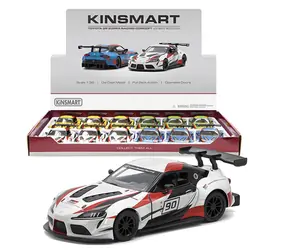 SPARKYS Metallmodell Toyota GR Supra Racing mit Aufklebern / Metall / Aufziehmechanismus / ab 3 Jahren