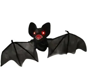 SPARKYS Dekorationsfledermaus groß / Partyzubehör / Spannweite 70 cm / Batterie 3x AAA (LR03)