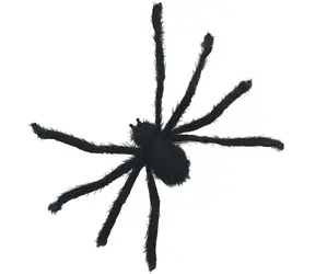 SPARKYS Schwarze Spinne 77 cm / Partydekoration