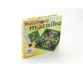 TEDDIES Mosaikball mit Pinzette / Mosaik / 250 Teile / 12 x 12 cm / ab 3 Jahren