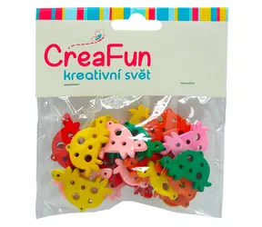 SPARKYS Kreativset Schildkröte / 25-teilig / 3 x 2 cm / ab 3 Jahren