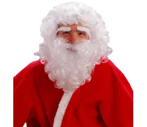 SPARKYS Weihnachtsmannperücke mit Bart / Kostümaccessoire / ab 3 Jahren
