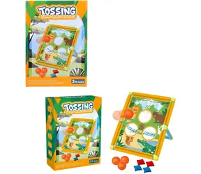 MADE Spielset mit Zielscheibe, Bällen und Wurfsäckchen / Brettspiel / Kunststoff / ab 3 Jahren