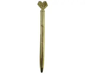 Sparkys Kugelschreiber HERZ Gold / Kugelschreiber / Metall / 16 cm