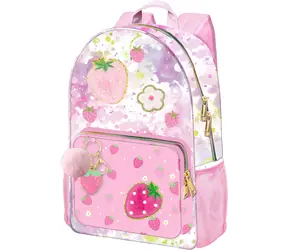 Sparkys Kinderrucksack Deluxe Erdbeere Erdbeertraum / Kinderrucksack / 30 x 41,5 x 12 cm