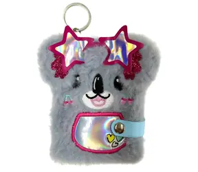 SPARKYS Mini-Plüschnotizbuch A7 Koala / Notizbuch / Plüscheinband / 10,5 x 11 cm