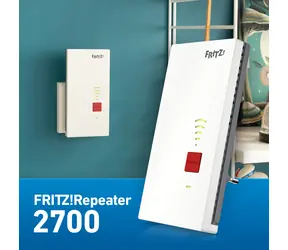 AVM FRITZ!Repeater 2700 / Repeater / Wi-Fi 7 / 2,4 + 5 GHz / Mesh / LAN