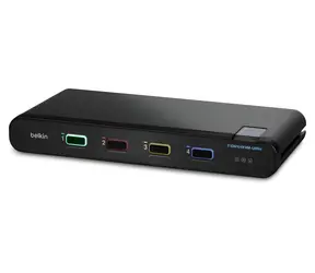Linksys Secure Single Head DP/HDMI KVM-Switch / KVM-Switch / 4 Ports / DisplayPort + HDMI / PP4.0