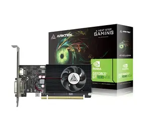 ARKTEK GeForce GT 1030 4GB / Grafikkarte / 1379 MHz / 4 GB DDR4 / 64-Bit / PCIe 3.0 / HDMI + DVI