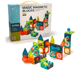 SPARKYS Magnetische Kugelbahn / 66 Teile / Metall, Kunststoff / ab 3 Jahren
