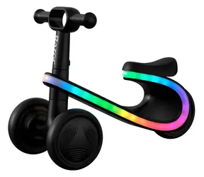 RAZOR Kleinkind-Laufrad Lightwave, schwarz / 3 Räder / LED-Hintergrundbeleuchtung / ab 1 Jahr