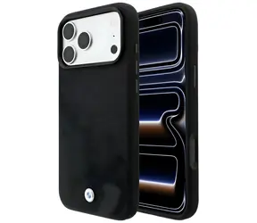 BMW Kevlar- Logo schwarz / Rückseite / MagSafe / iPhone 17 Pro Max/18 Pro Max