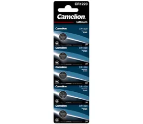 Camelion CR1220 / Knopfzelle / Lithium / 3 V / 5 Stück