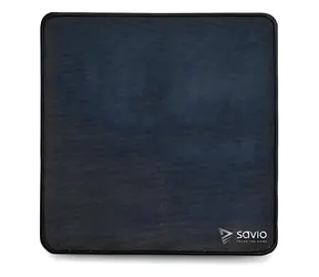 Savio Black Edition Precision Control S schwarzes Gaming-Mauspad / 250 x 250 x 2 mm