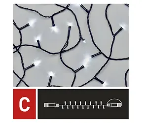 Emos D1AC02 Connect / Lichterkette / 50 LEDs / 5 m / IP44 / kaltweiß