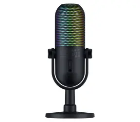 Razer Seiren V3 Chroma Schwarz / Desktop-Mikrofon / RGB / 32-Bit-DSP / USB