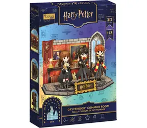 CubicFun 3D-Puzzle Harry Potter: Gryffindor-Gemeinschaftsraum / 113 Teile / ab 8 Jahren / 32,5 x 45,5 x 32,5 cm