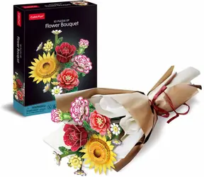 CubicFun 3D-Puzzle Bouquet / 285 Teile / 18,7 × 26,7 × 29,4 cm