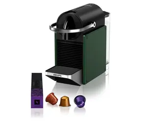 Krups XN 3063 Pixie grün / Kapselkaffeemaschine / Nespresso / 1260 W