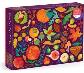 Galison Puzzle Welt der Herbstflora / 1000 Teile / 68,6 x 50,8 cm