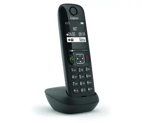 Gigaset AS690 HX schwarz / Schnurlostelefon / DECT / Display 5,08 cm (2") / Telefonbuch für 150 Kontakte