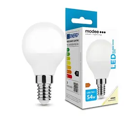 Modee Mini Globe E14 7W / Glühbirne / Ersatz für 54W / kaltweiß 4000K / 700 lm