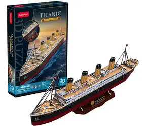 CubicFun 3D-Puzzle Titanic / 125 Teile / 60,9 x 10,1 x 20,8 cm