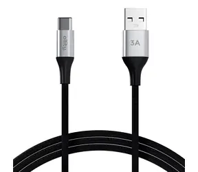 Allity AUC-01 schwarz / Datenkabel / USB-A/USB-C / 1 m / 60 W