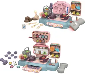 SPARKYS Modellbausatz Kinderküche und Kasse / Kreativset / 64 Teile / Kunststoff