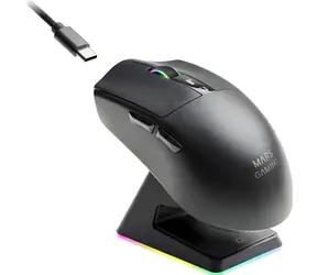 Mars Gaming MMWELITE schwarz / Gaming-Maus / optisch / 20000 DPI / Bluetooth / 6 Tasten