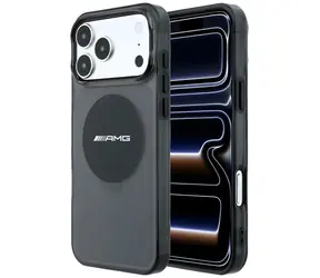 Mercedes AMG Transparent Bicolor Block transparent schwarz / Rückseite / MagSafe / für iPhone 18 Pro Max, 17 Pro Max