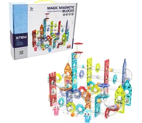 SPARKYS Magnetische Kugelbahn / 162 Teile / Metall, Kunststoff