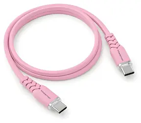 Powerton Energy PASTEL EDITION pink / Kabel / USB-C / Silikon / PD 60W / 1 m
